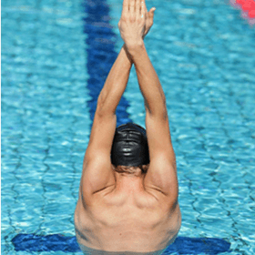 Begin to swim faster