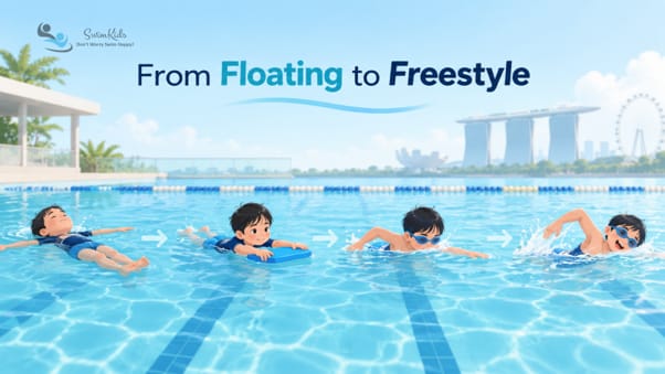 How Children Progress From Floating to Freestyle